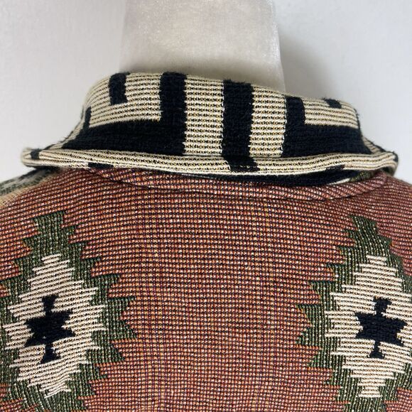 Vtg Its Outta The Bag Unge Potch Ket Womens Navajo Southwest Aztec Jacket Sm USA - Picture 7 of 15
